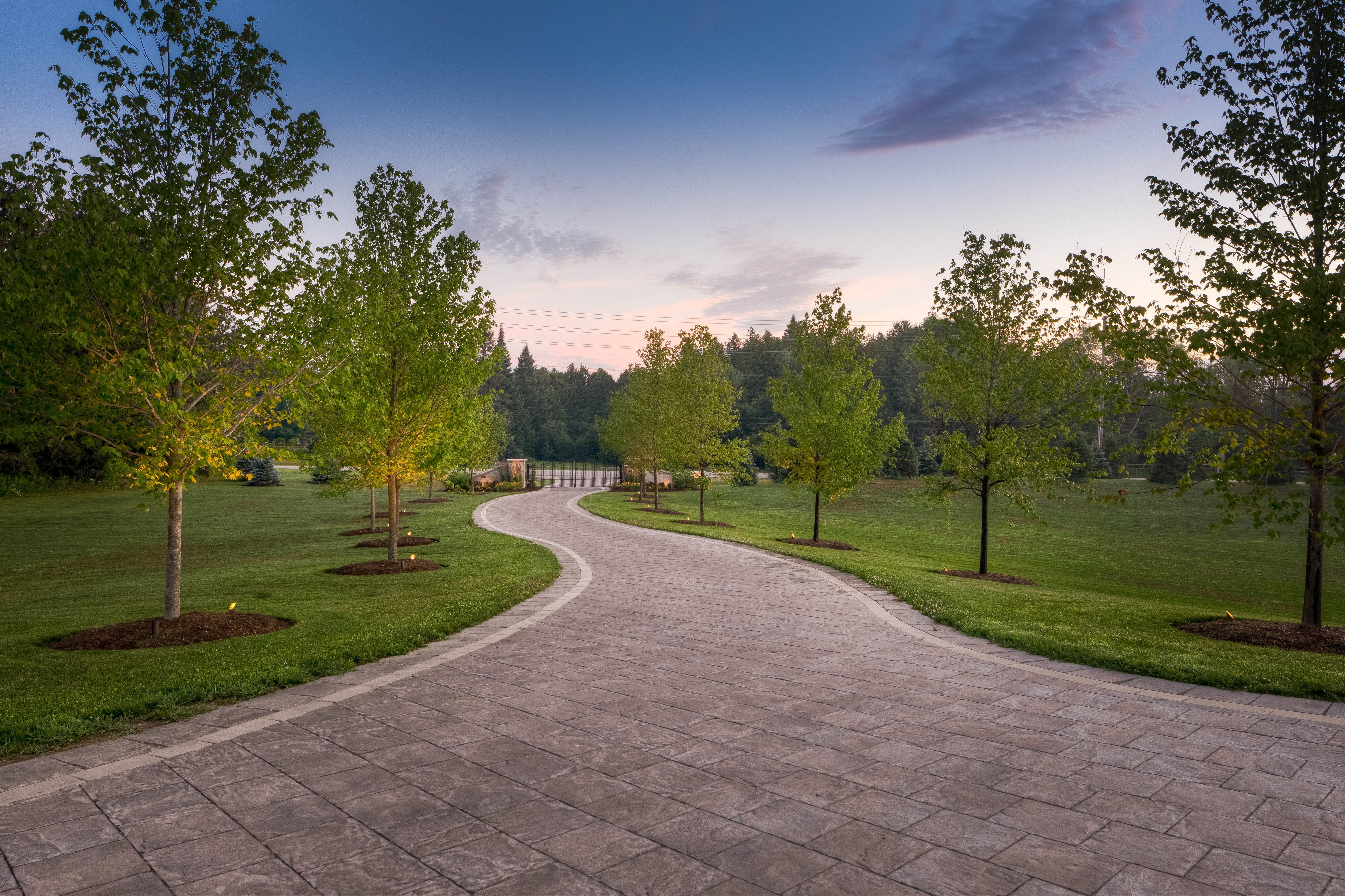 Stone Country Estate by Headwaters Landscape Design & Construction — completed landscape view 8