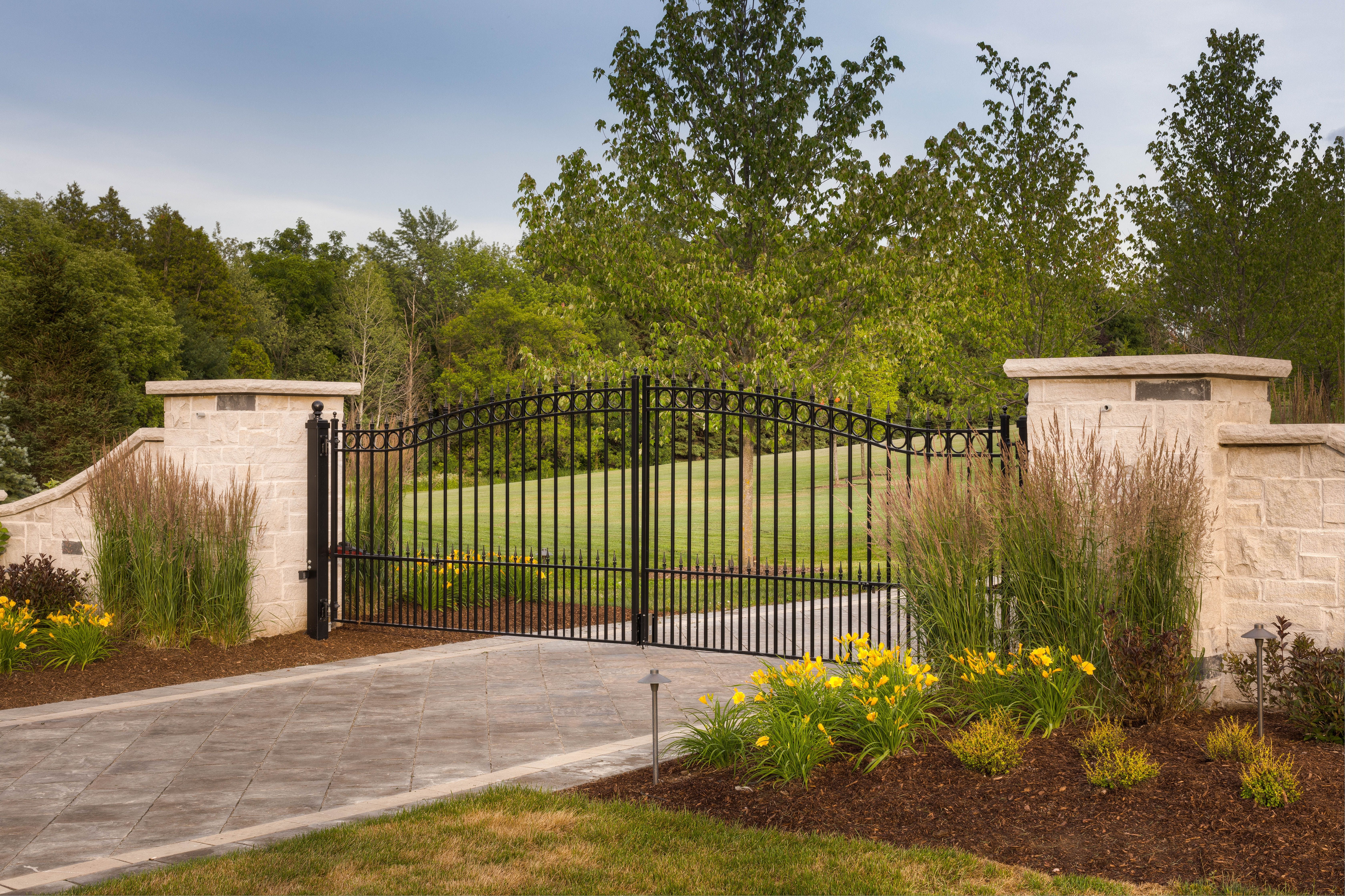 Stone Country Estate by Headwaters Landscape Design & Construction — completed landscape view 7